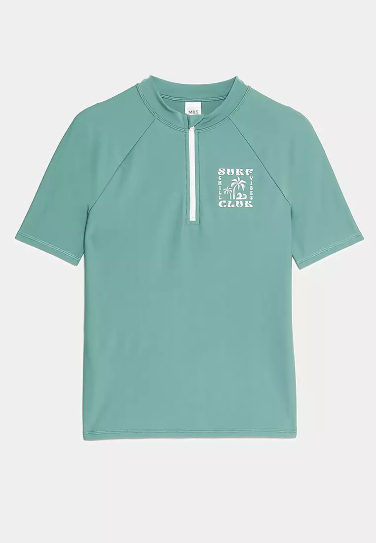 Quarter Zip Rash Vest