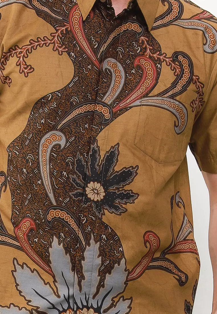 Azura Shirt Kemeja Batik Pria Pendek