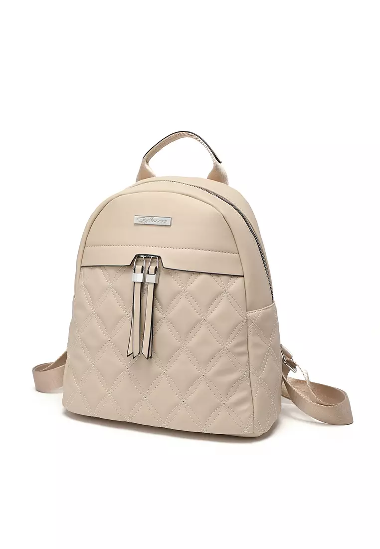 GYKACO MISHA Beige - Tas Ransel Wanita - Fashion Backpack (IMPORT)