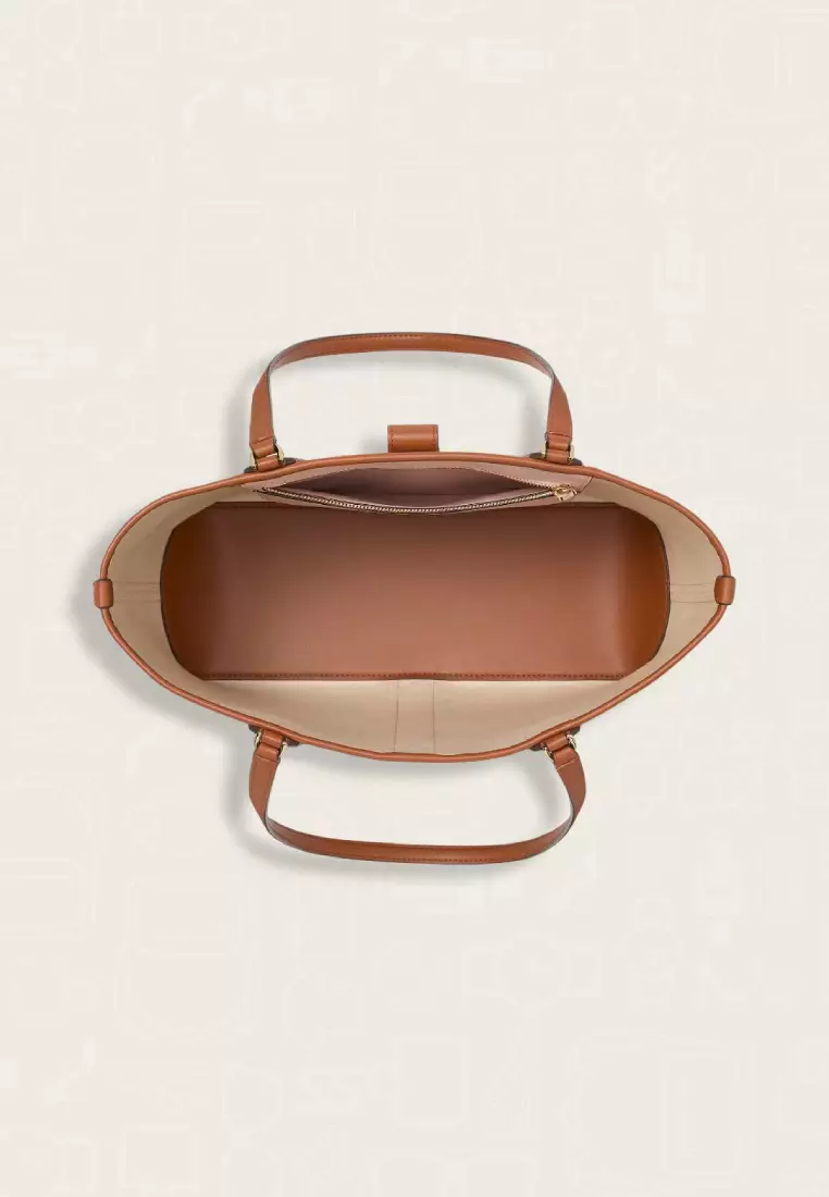 Kate Spade Spade Flower Jacquard Medium Open Tote Burgundy Multi