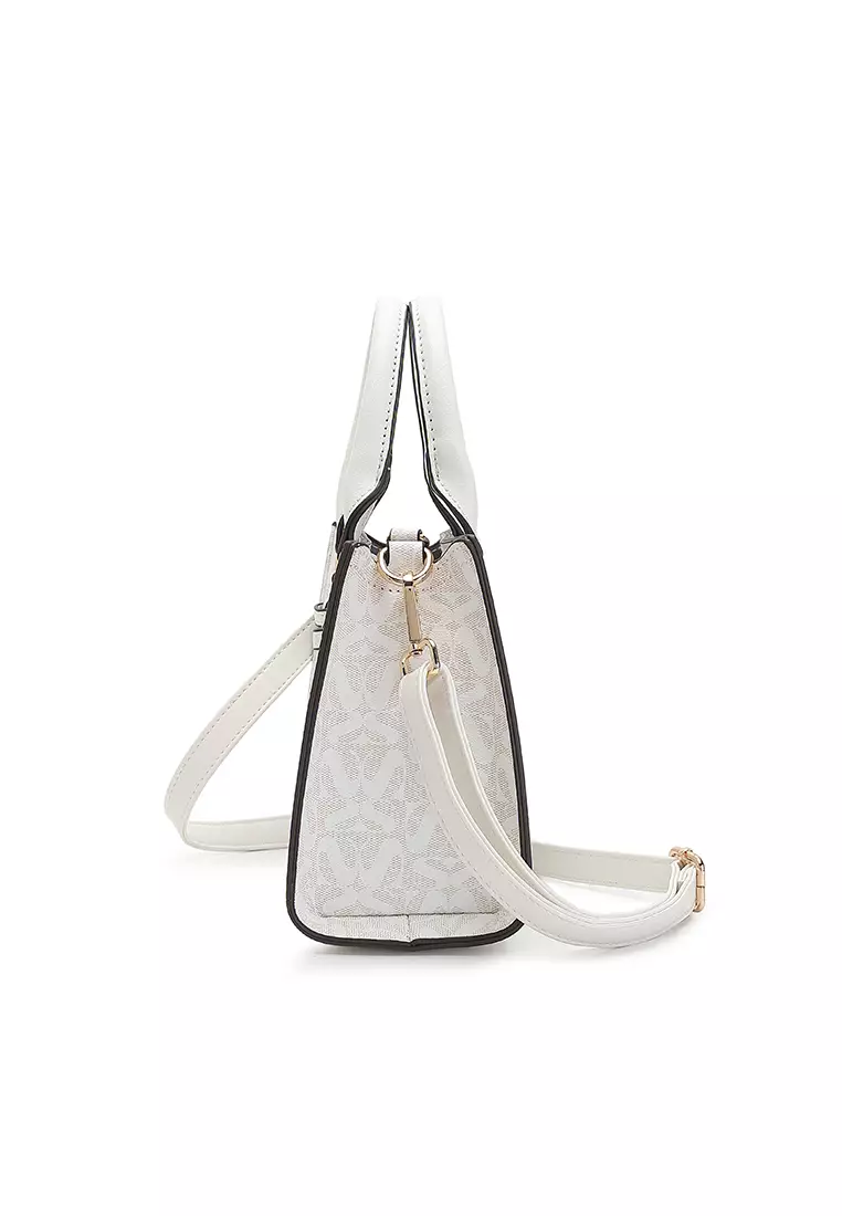 Women's Top Handle Bag / Sling Bag / Crossbody Bag / Shoulder Bag - White
