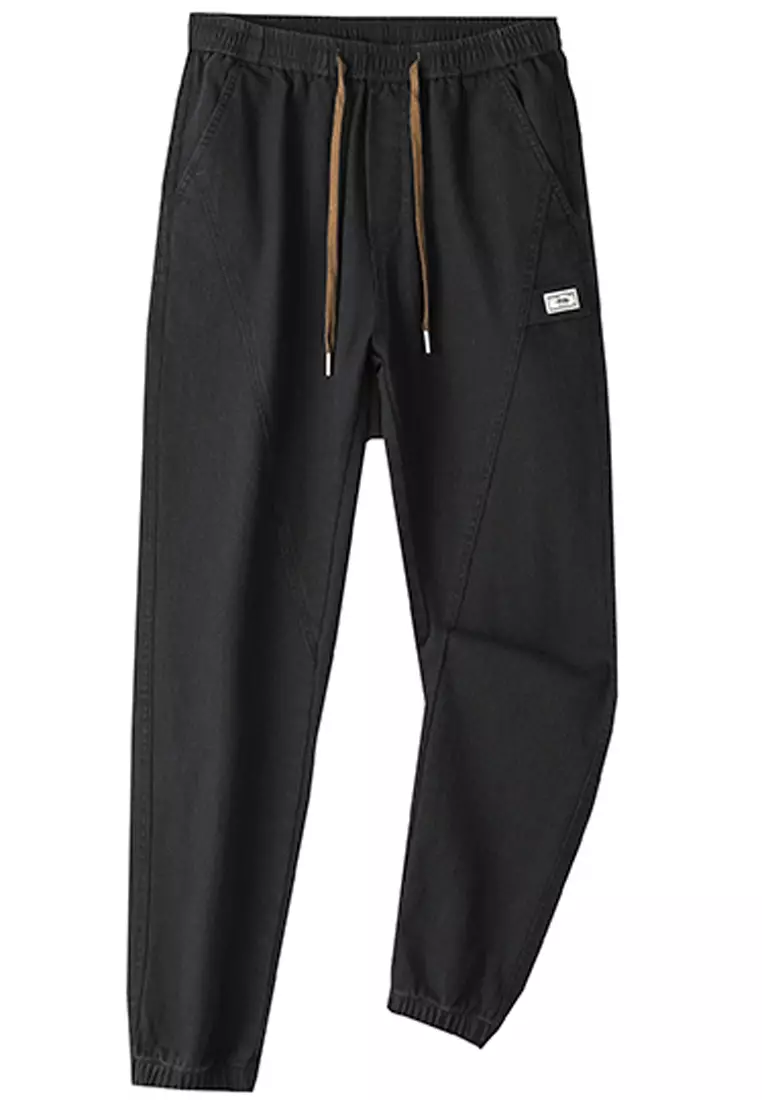 Drawstring Slim Jogger Pants