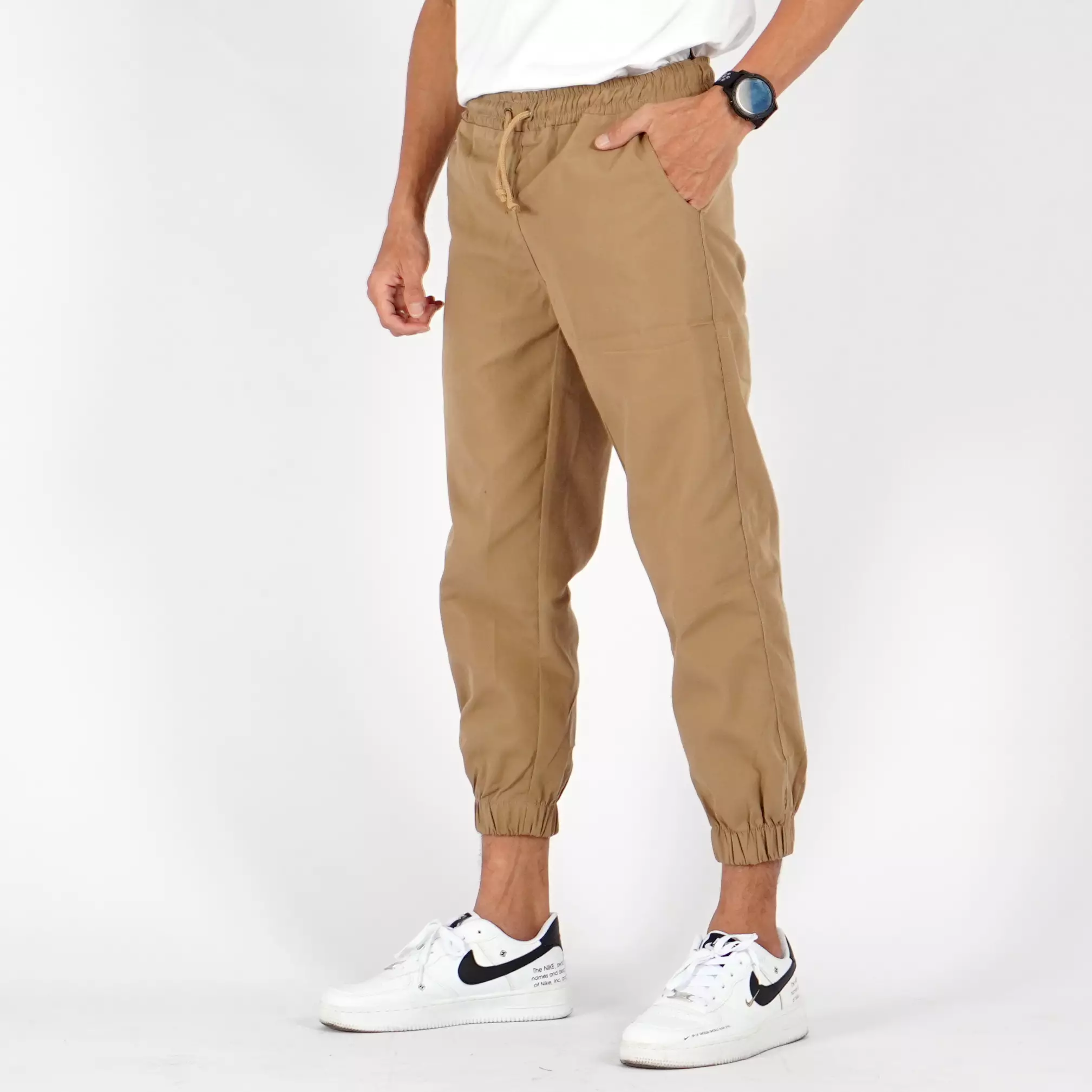 OKECHUKU Ichsan Celana Sirwal Jogger Pangsi 3/4 Slimfit Fashion Casual Pria