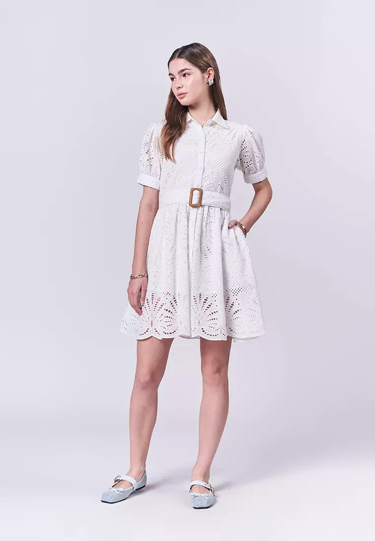 Summer Dresses 2025 Mangosteen Short Sleeve Dress
