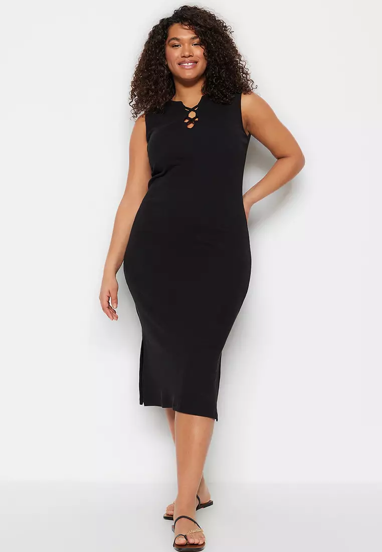 Midi dress discount plus size