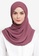 Hijabii purple Quin Pleated Chiffon Scarf in Purple B7EE0AA7781857GS_1