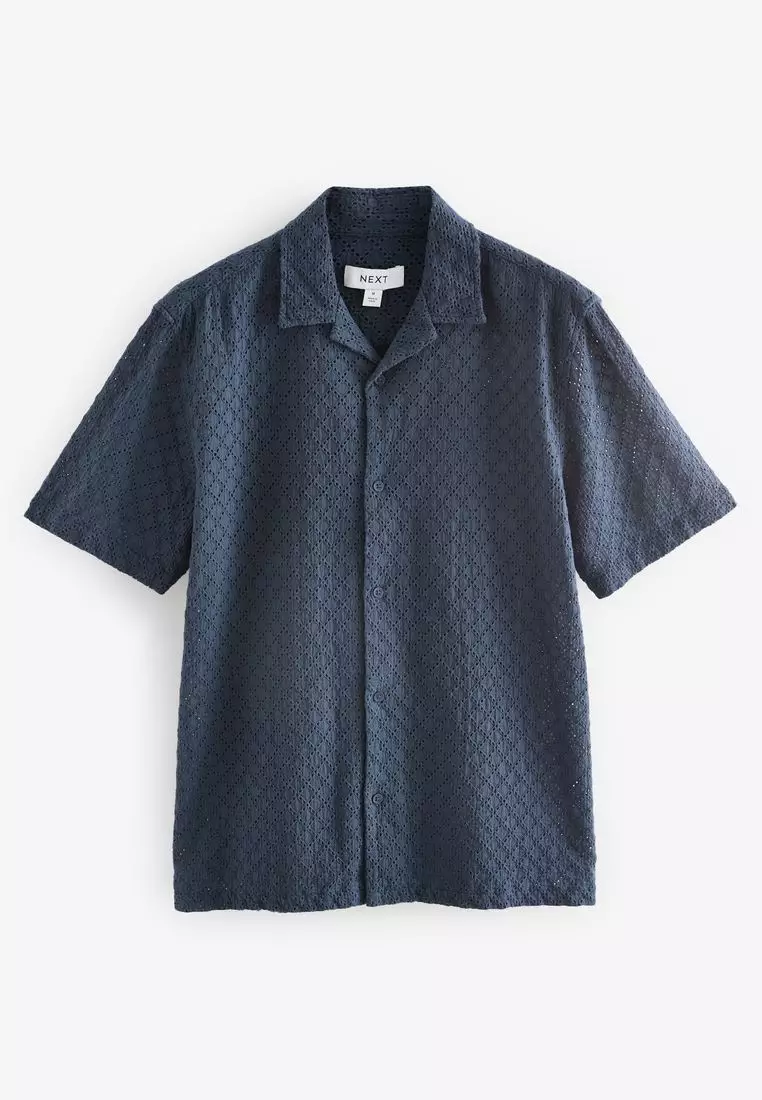NEXT Broderie Short Sleeve Shirt 2025 | Buy NEXT Online