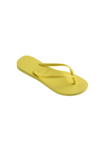 Havaianas yellow Havaianas Women Slim Flip Flops - Pixel Yellow 461B2SH11BB2EEGS_1
