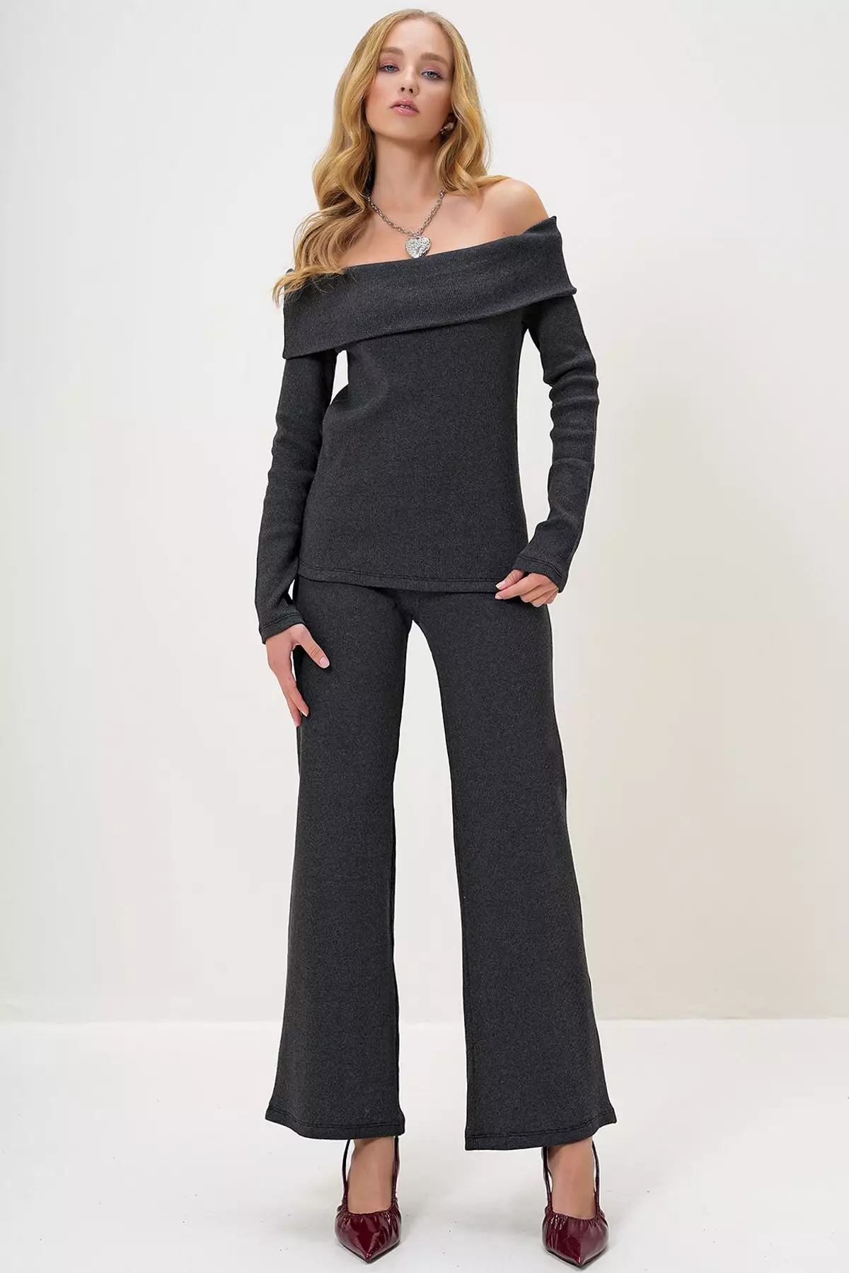 Off Shoulder Top & Pants Set