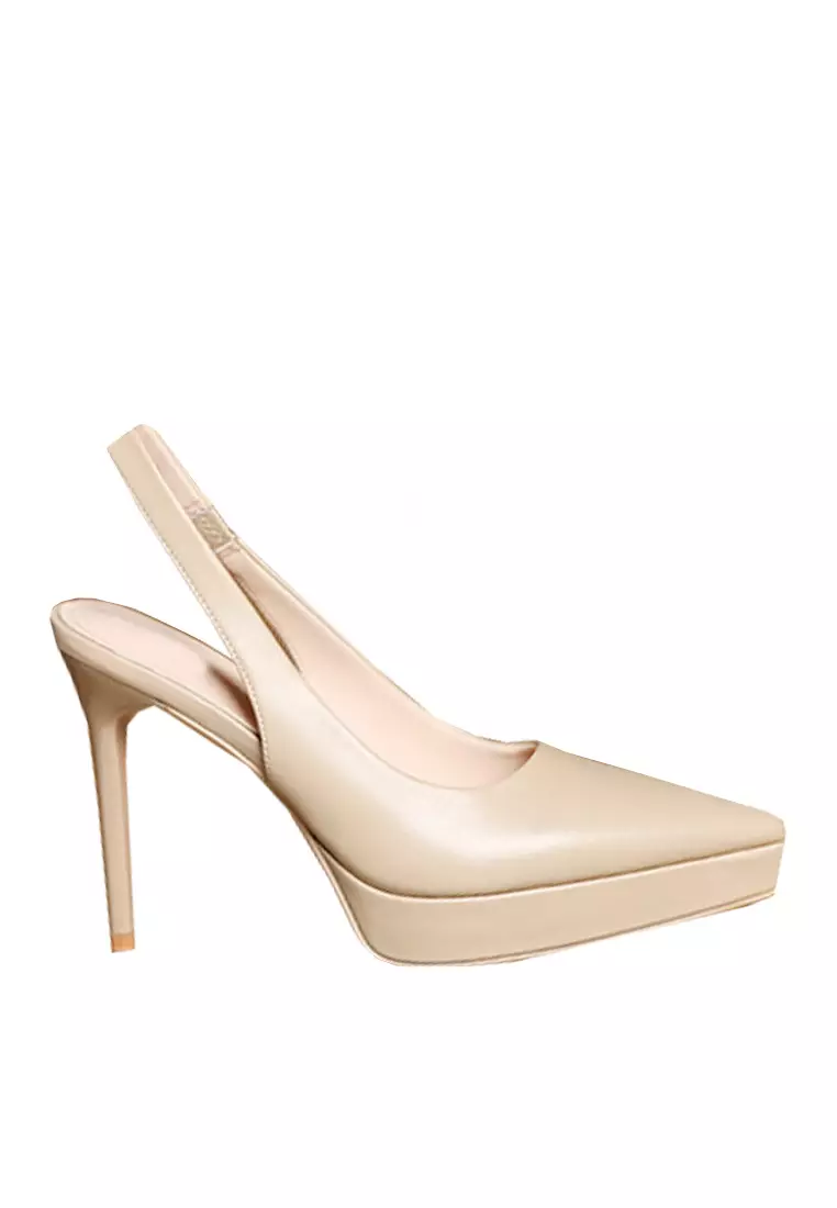 Discount on Twenty Eight Shoes  shoes - SKU: VANSA Pointed Toe Back Strap High Heel Shoes VSW-H999-7