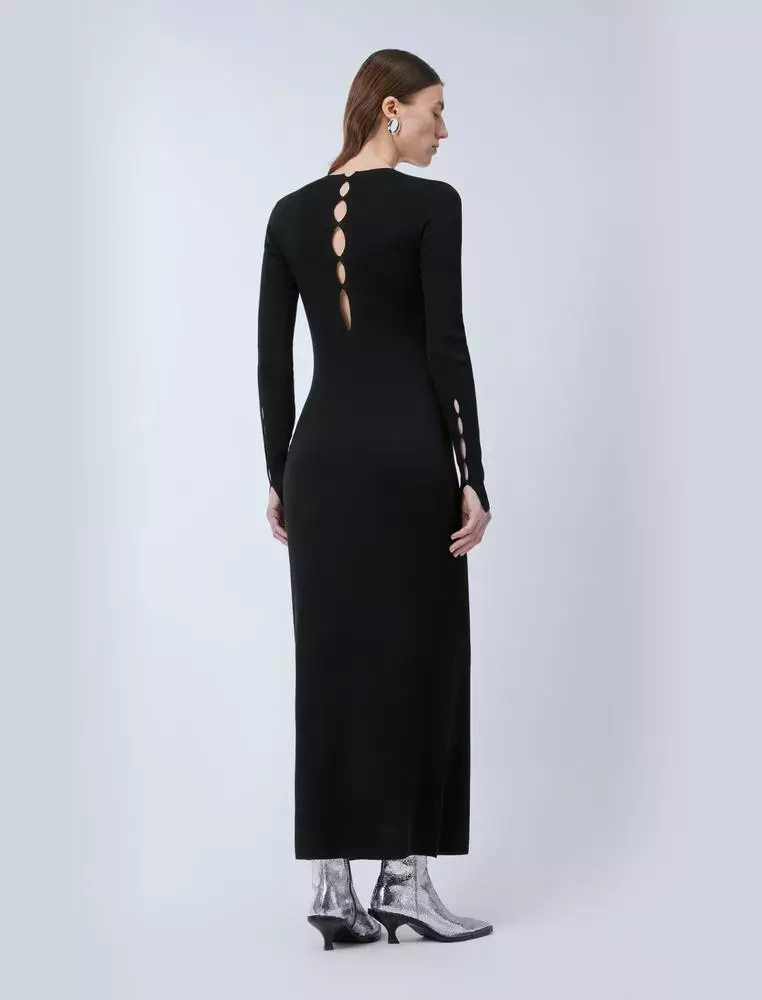 长袖毛衫连衣裙