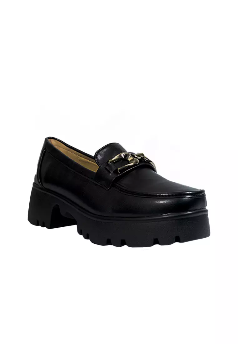 Women's Korean Flats LY 27849 Black C67
