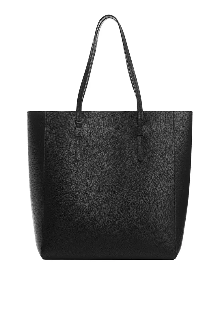 Leather Effect Shopper Bag