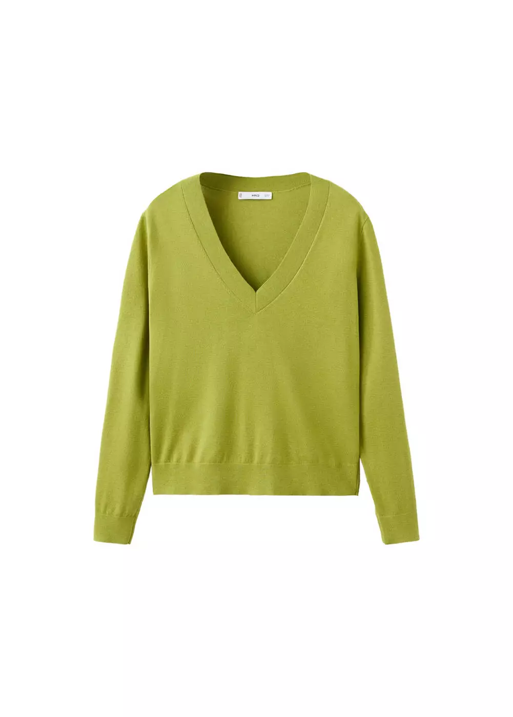 Sweater rajut kerah V