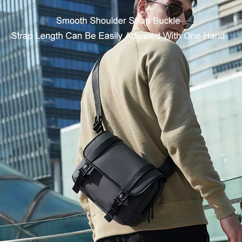 Arctic Hunter K00568 Tas Selempang Messenger Bag Sling Bag Pria - BLACK