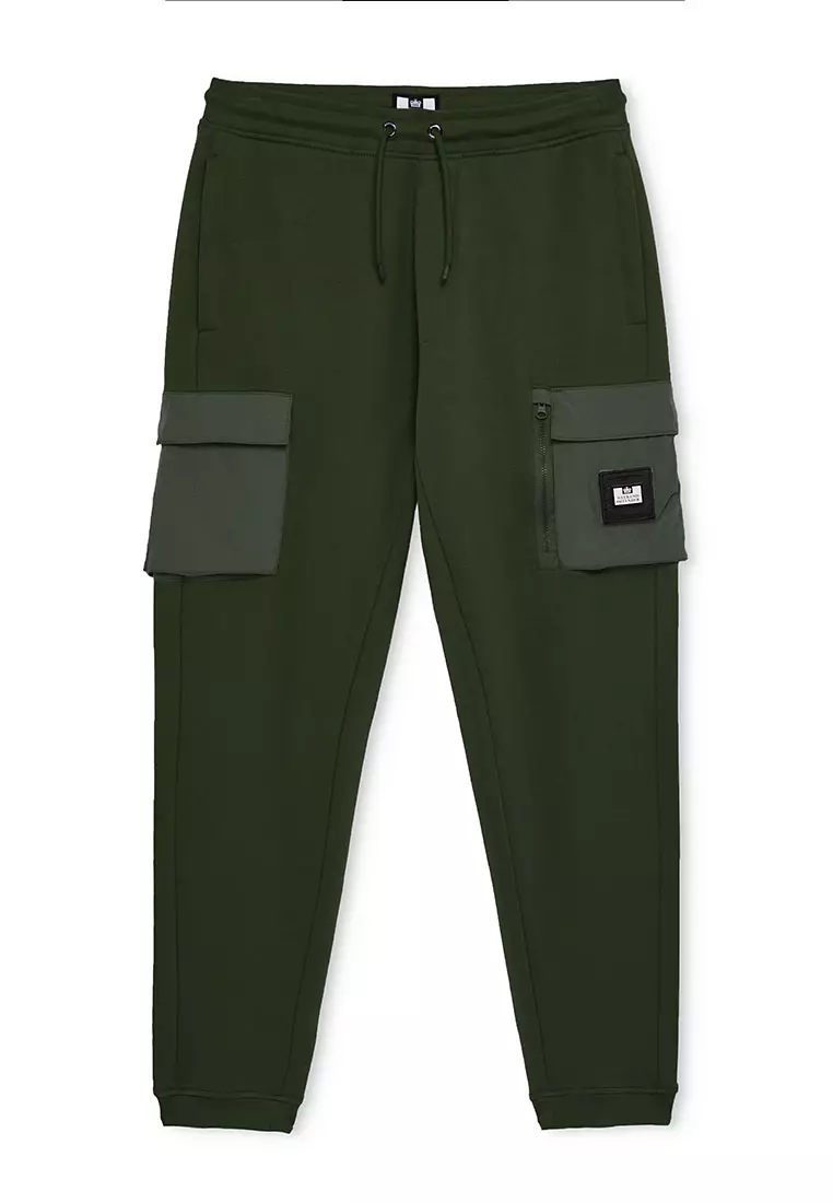 MENS BLACK FOREST LIPPI JOG PANT WITH PARACHUTE POCKETS