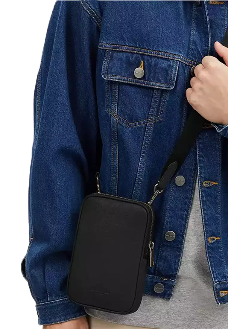 Aden 女士斜挎包黑色CS044