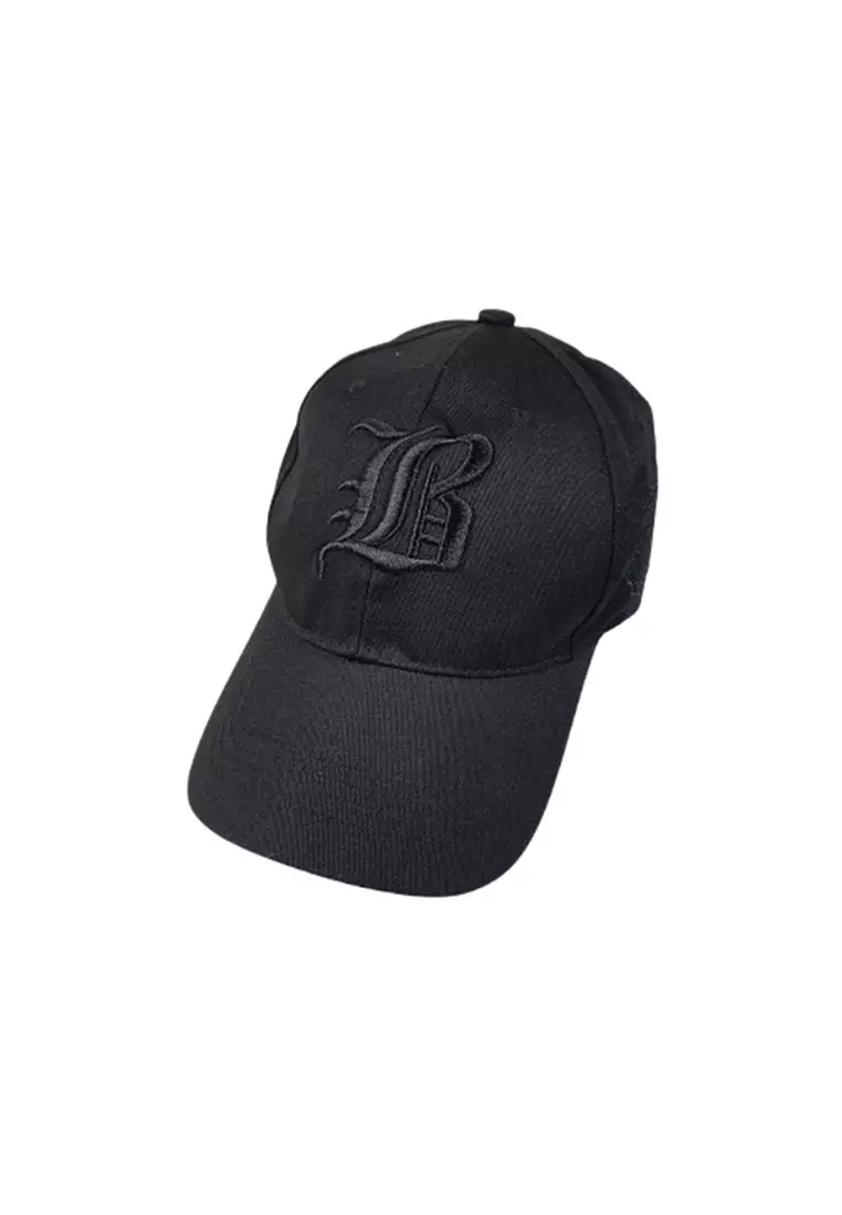 Topi Baseball Cap Bordir LB Burisil Bluemountain Cotton ORIGINAL - Black