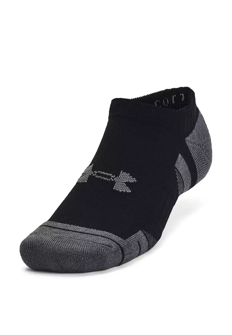 Performance Cotton Unisex 3-Pack No Show Socks