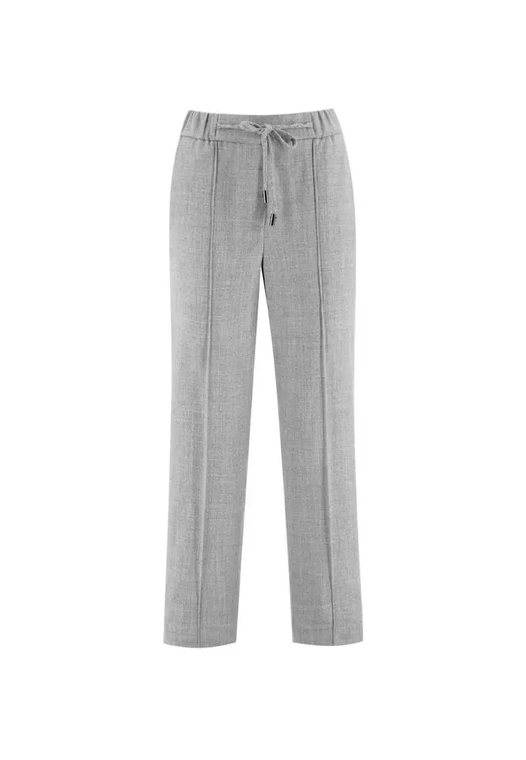 PESERICO Flannel trousers in gray