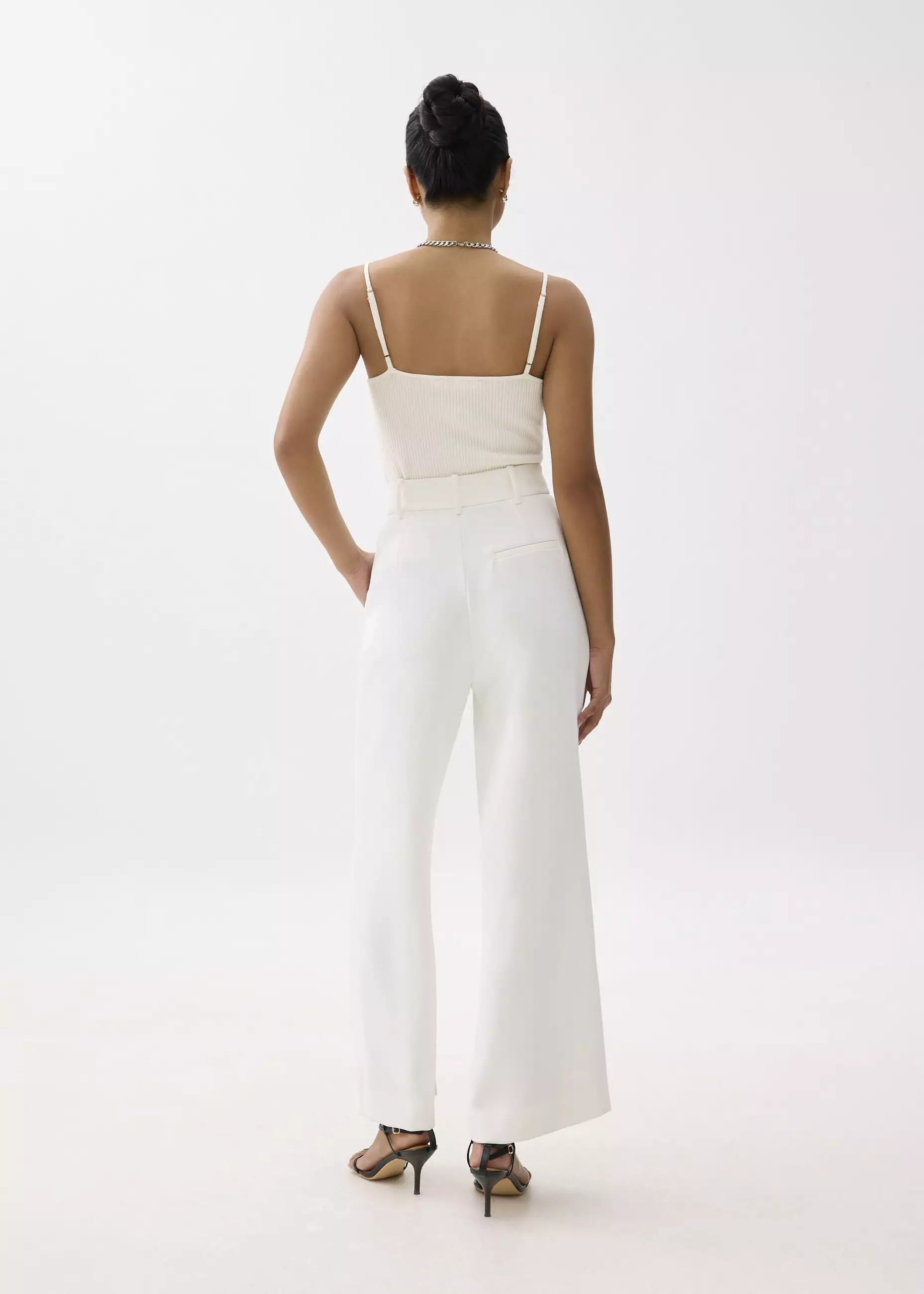 Celana Wanita - Leggy™ Yuna Super High Waist Tailored Pants