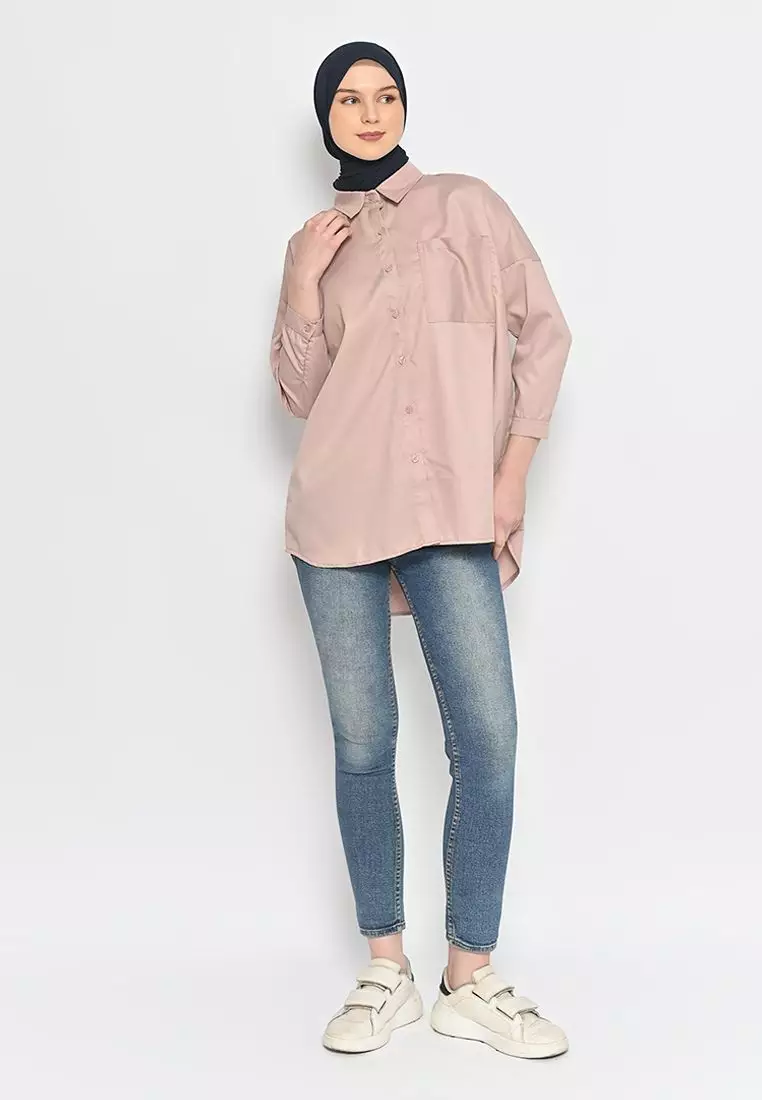 Sinom Ajeng Blouse Dusty Pink