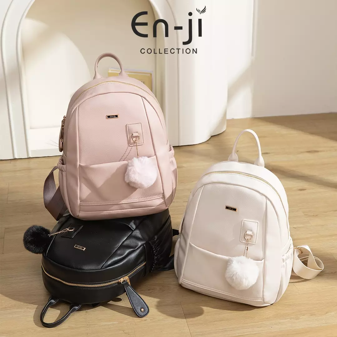 En-ji Sowon Backpack Wanita Warna Ballerinapink