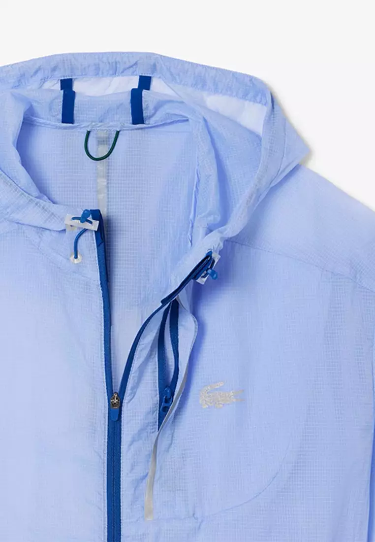 Lightweight Water-Repellent Hooded Jacket