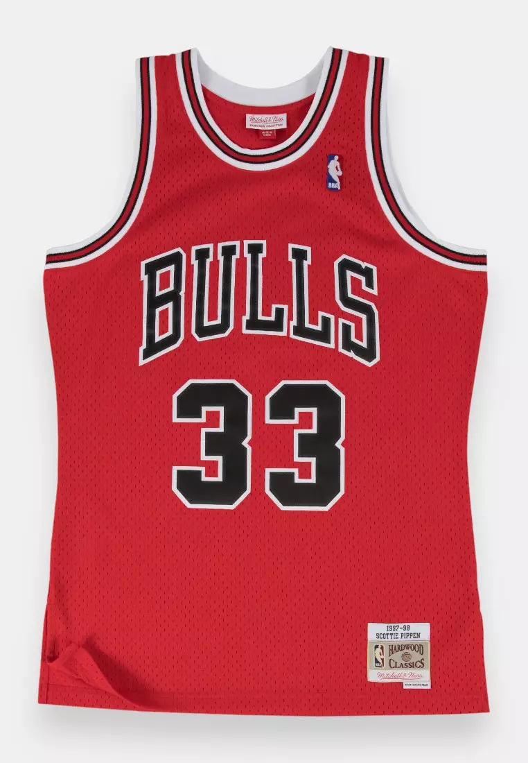 #33 Scottie Pippen 1997 Chicago Bulls Swingman Basketball Jersey