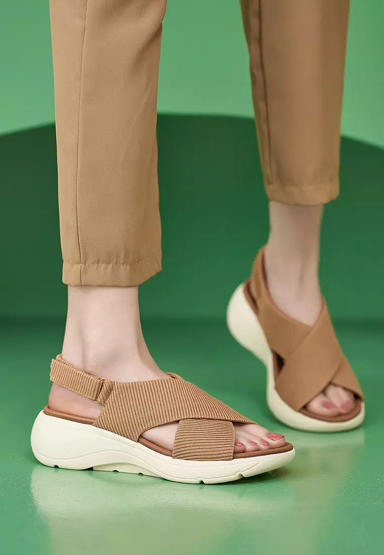 Platform Velcro Strappy Sandals ALM398-6