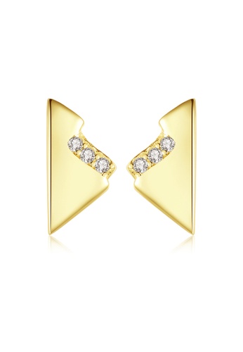 MATCH gold Premium S925 Geometry Golden Earring 0D11CACD18167CGS_1