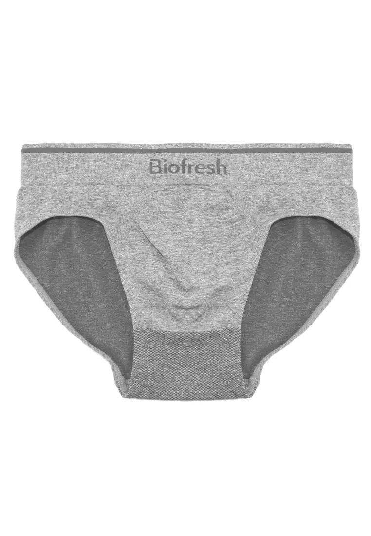 Biofresh Men's Antimicrobial Seamless Bikini Brief 3 pieces in a pack UMBSG11