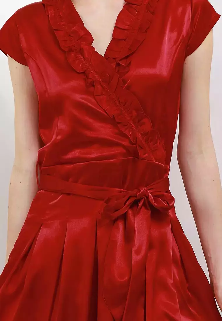 Chanira Tiffany Dress-Red