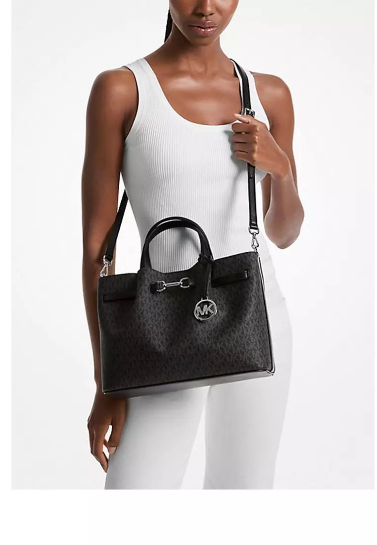 Buy Michael Kors Carson Medium Signature Logo Satchel 2026 Online