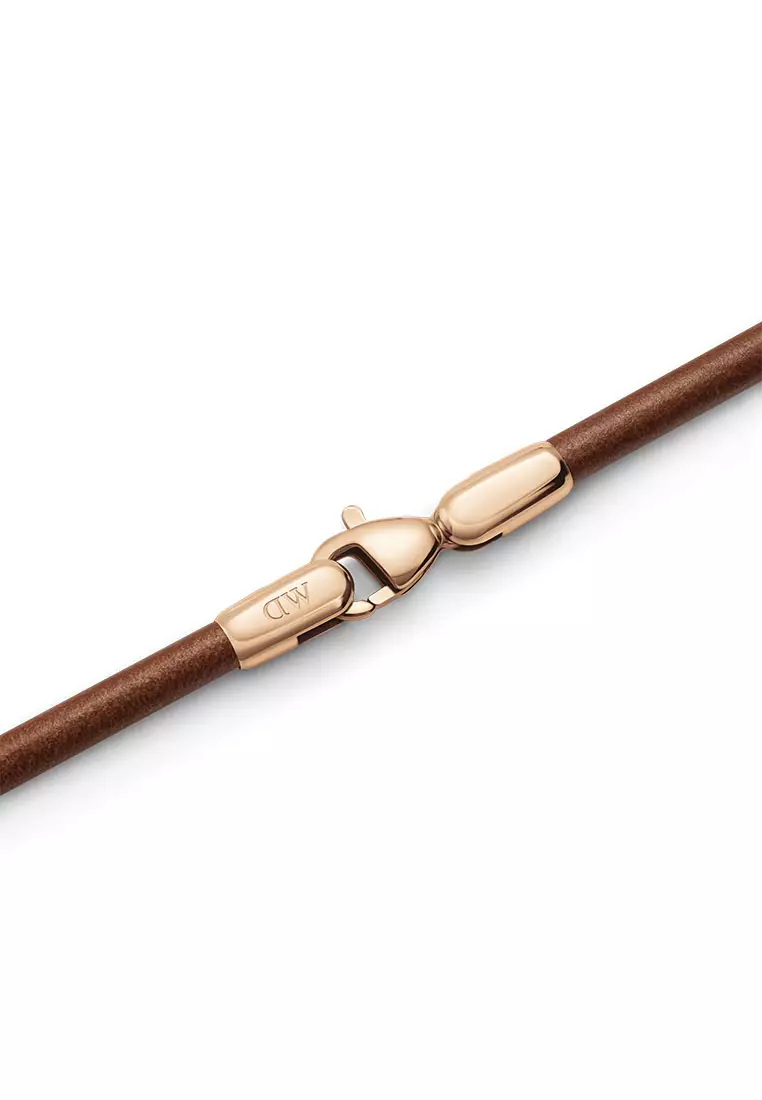 St Mawes Bracelet Rose Gold 2.8mm Fashion Bracelet for women and men - Leather Bracelet - DW Official Jewelry - Authentic gelang