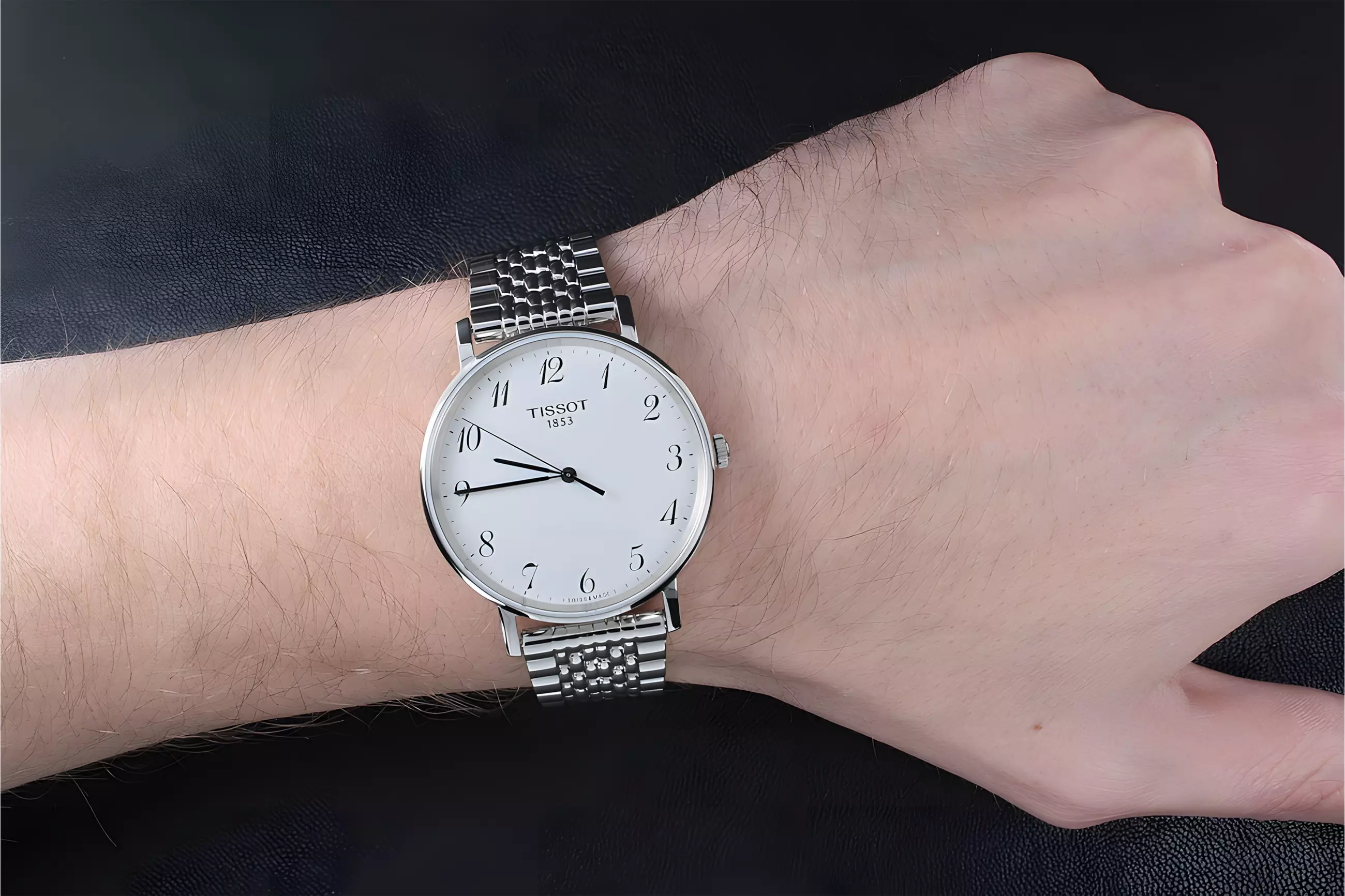 Tissot Everytime - Jam Tangan Analog Pria - Silver - All Stainless Steel - T109.410.11.032.00