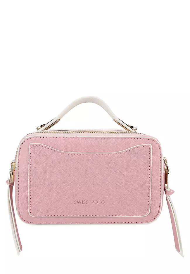 Women's Shoulder Bag / Sling Bag / Crossbody Bag (Tas Bahu / Tas Selempang Wanita) - Merah Jambu