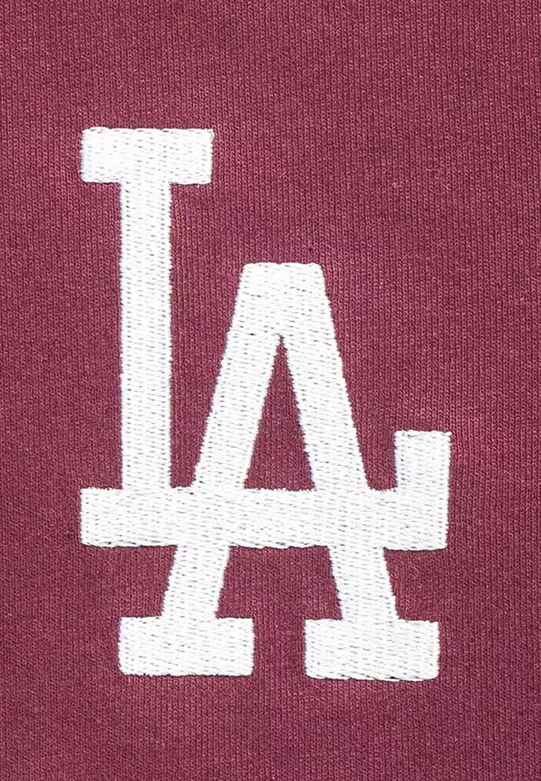NE Los Angeles Dodgers Color Era FW25 Maroon Women Crop Top Short Sleeve T-Shirt