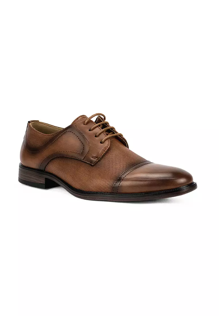 Discount on Mario D' boro Runway  shoes - SKU: Men's Formal With Lace Shoes Mw 24541 Brown C45