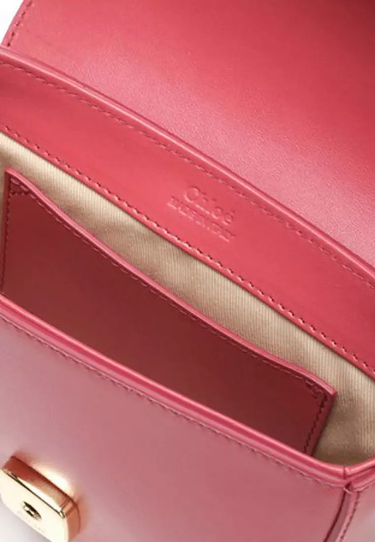 Mini Chloé C Crossbody Bag in Pink