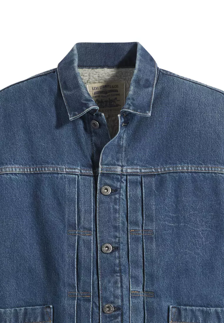 Levi's made & crafted hot sale type ii worn trucker