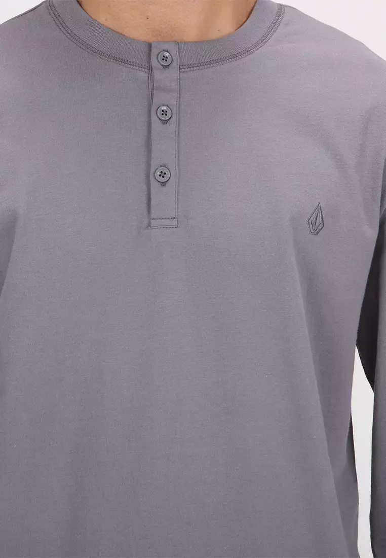 MLS MOULDER LONG SLEEVE HENLEY DGR