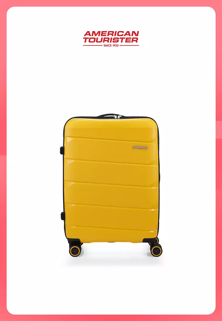 American Tourister Koper Hardcase Air Move Medium 24inch-Golden Yellow