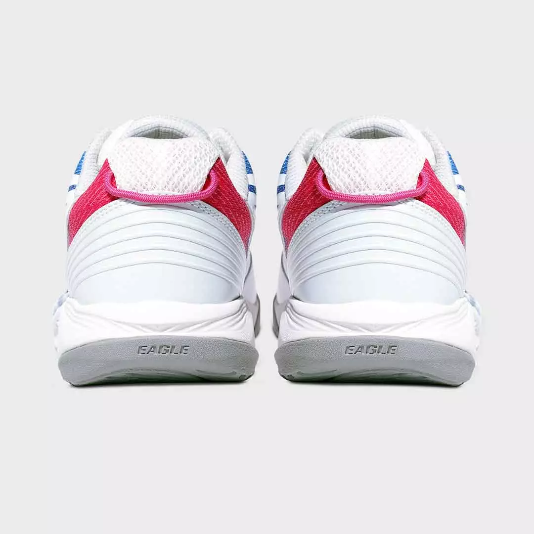 Eagle Sepatu Badminton Driva Flow - PUTIH/MULTIWARNA