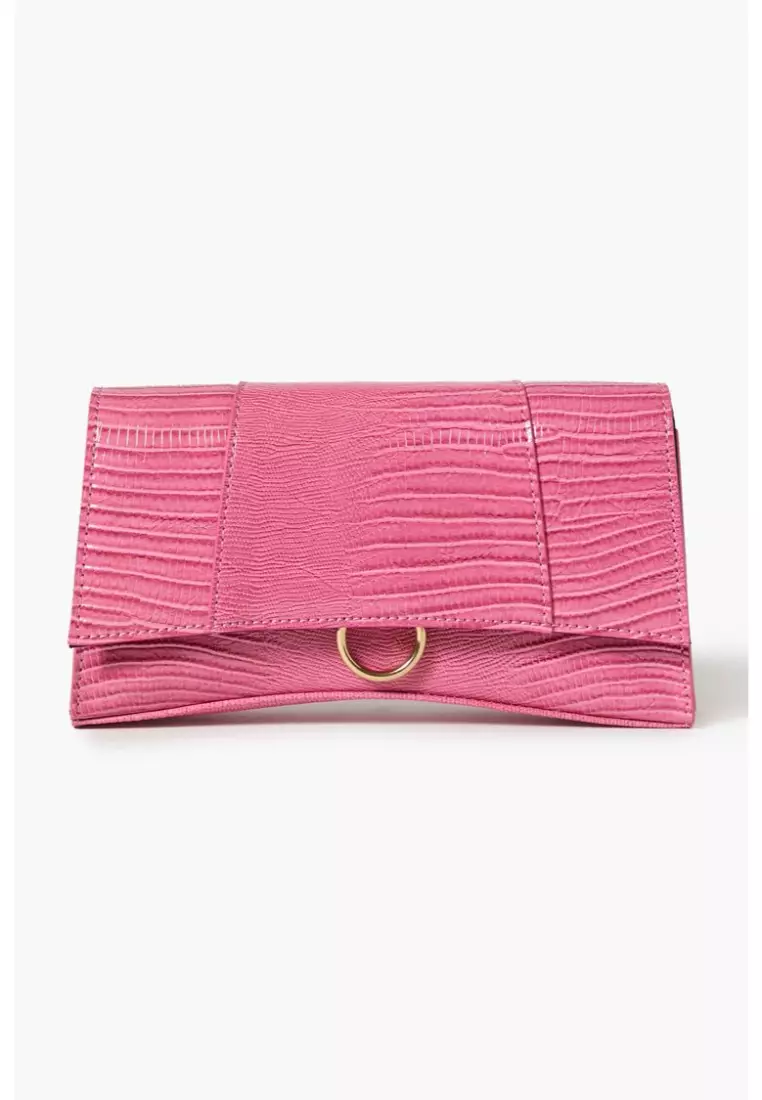 Red clutch bag forever hot sale 21