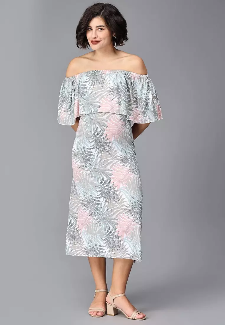 Oasis Tropical Maternity And Nursing Dress