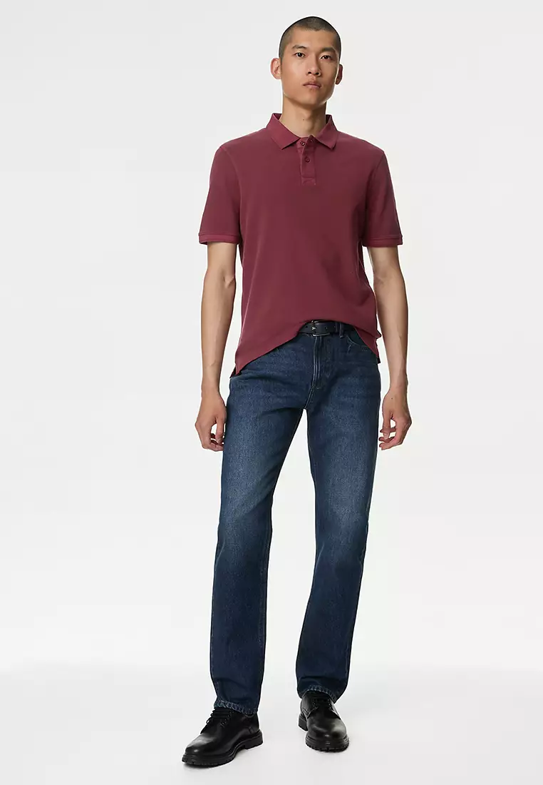 Pure Cotton Polo Shirt