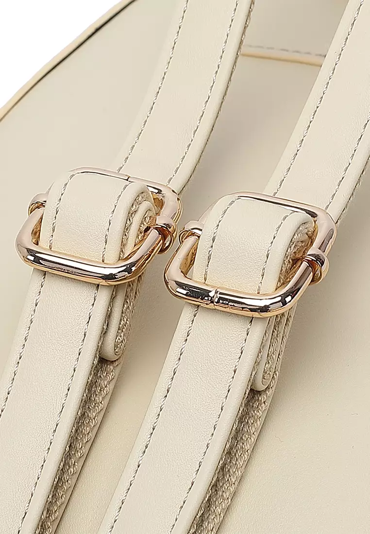 Women's Monogram Backpack (Tas Ransel Wanita & Tas Punggung Wanita) - Putih