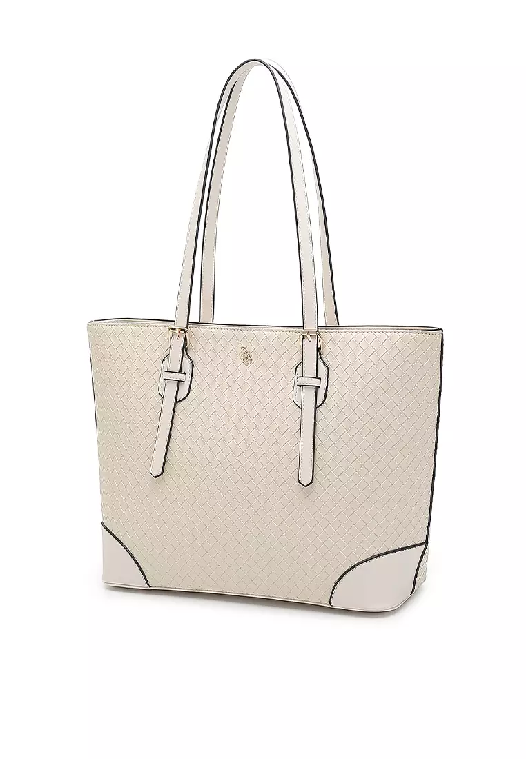Women's Tote Bag / Shoulder Bag - White