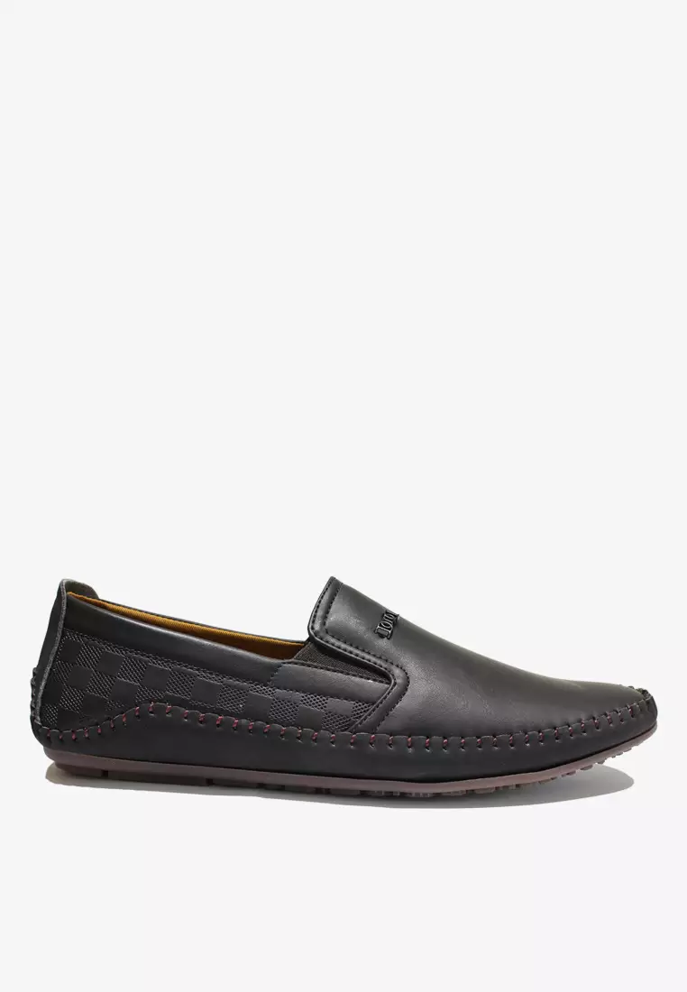 Discount on Dr. Cardin  shoes - SKU: Dr Cardin Men Jetaire Faux Leather Comfort Slip-On Shoe Fxy-61029